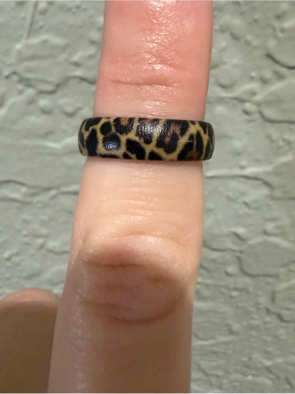 Groove Life Leopard Print Silicone Ring